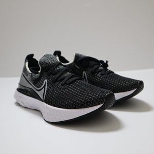 Nike React Infinity Run Flyknit - Black/Gray/White 9W/7.5M